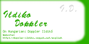 ildiko doppler business card